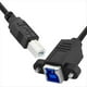 thumbnail image 1 of Cable de Extensión USB 3.0 Tipo B Hembra A USB 2.0 Tipo B Macho de 5 Gbps para Disco SSD, Cámara y Datos de 30 cm., 1 of 5