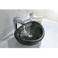 thumbnail image 4 of Anzzi Ls-Az8220 Twin 18-7/8" Oval Natural Stone Vessel Bathroom Sink - Black, 4 of 4