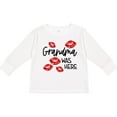 thumbnail image 3 of Inktastic Grandma Was Here Red Kisses Boys or Girls Long Sleeve Toddler T-Shirt, 3 of 5