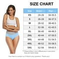 thumbnail image 6 of wirarpa Women's Cotton Underwear High Waist Briefs Panties Full Coverage Underpants 5 Pack Sizes 5-10, 6 of 6