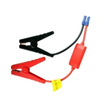 Car Jump Starter 10 AWG Portable Anti Reverse Charging Car Battery Crocodile Clip EC5 Male Plug Heavy Duty Automotive Booster Cables for Most 12V Miniature Portable Jumper Box