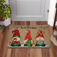 thumbnail image 3 of Christmas Decor Christmas Floor Mat Tree Letter Welcome Doormat Non Slip Entrance Carpet, 3 of 7