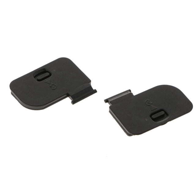 Reemplazo de La Tapa de La Tapa de La Tapa de La de 2 Piezas / (Negro) para Pieza de Reparación D750 Macarena Protector de la tapa de la puerta de la cubierta