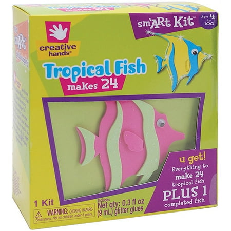 Fibre Craft Foam Kit Tropical Fish Departments