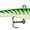 Glow Green Tiger, variant on Rapala Jigging Rap 03 Freshwater Fishing Jig 5/16oz Silver