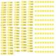 thumbnail image 1 of 100pcs Numbered Livestock ID Tag Animal Ear Tags Animal Number Tags for Cattle, 1 of 8