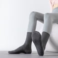 thumbnail image 6 of Yawlsow 4 Pairs Pilates Grip Socks for Women, Non Slip Yoga Socks with Arch Support & Breathable Cotton for Barre Ballet Hospital Workout, Size 5-10, 6 of 6