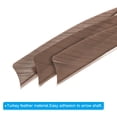 thumbnail image 4 of Uxcell Arrows Vanes 30 Pack 4 Inch Arrow Turkey Feather Right Wing Brown for DIY Target Shooting, 4 of 6