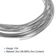 thumbnail image 4 of Alambre de Zinc de Alta Pureza 99.99% Uxcell Calibre 21 Alambre de Zinc Puro 0.03'' Alambre de Beading Suave 16.4Ft por Rollo, 4 of 7