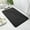 Black, variant on YBYHDS Quilted Embroidered Floor Mat Bathroom Entrance Absorbent Floor Mat Bathroom Slip Foot Mat Memory Cotton Door Mat Bedroom Carpet Clearance Sales Today Deals Prime