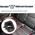 thumbnail image 2 of Car Seat Isofix Switch Cover Black For Mercedes Benz A Cla Gla Class, 2 of 5