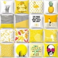 thumbnail image 2 of Housse de Coussin style Nordique, Été Jaune Citron, Housse de Coussin 45 X 45 cm, 2 of 3