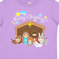 thumbnail image 4 of Inktastic Merry Christmas Cute Nativity Scene Boys or Girls Toddler T-Shirt, 4 of 5