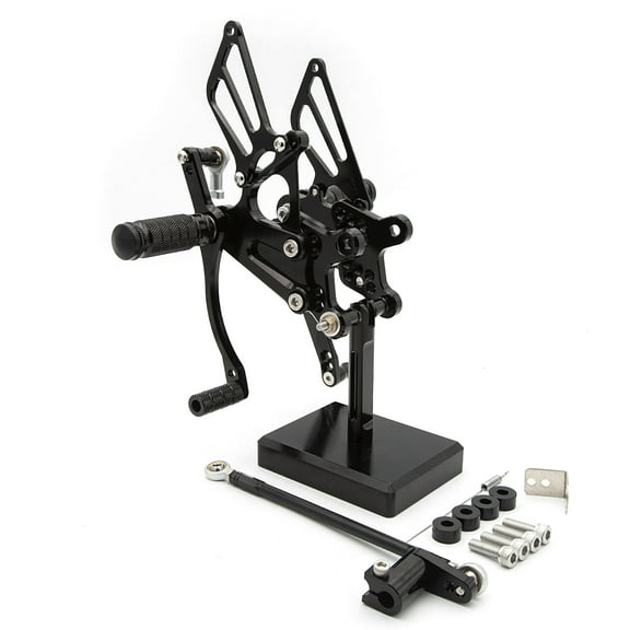 Motorcycle Rearset Foot Pegs Rear Set Footrests Fully Adjustable Foot Boards Compatible with CBR954RR CBR929RR 2000 2001 2002 2003