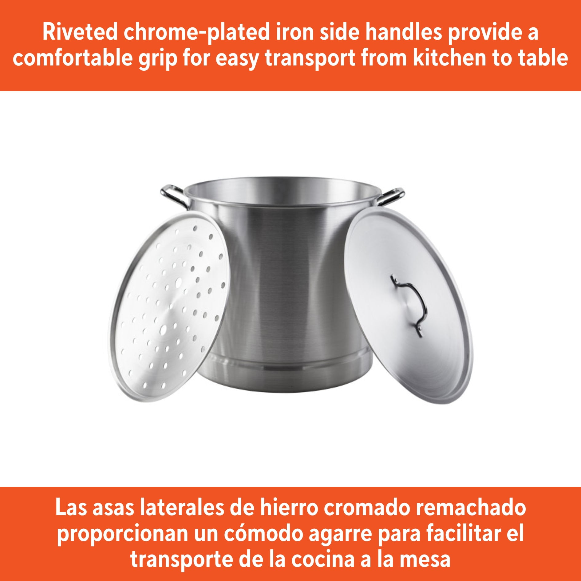 IMUSA 32qt Aluminum Steamer