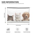 thumbnail image 3 of Cauagu Cute Kittens And Puppy for Tyvek Makeup Bag,Reusable Travel Cosmetic Bag Women Organizer Toiletry Bag Birthday,Gifts for Women Girlfriend Mom Teacher 6.5’’*8.9’’, 3 of 7