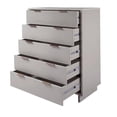 thumbnail image 2 of Pemberly Row Commode Haute Moderne en Bois d'Ingénierie, Gris Pâle, 2 of 11