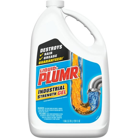1 PK, Liquid-Plumr 128 Oz. Pro-Strength Clog Destroyer Drain Cleaner