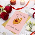 thumbnail image 4 of Tarjeta de San Valentín Obbyidk Funny Food for Him Her, 4 of 8