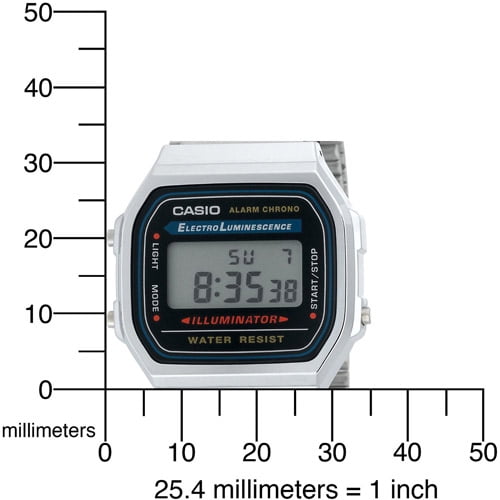 Casio Men's Classic Digital Illuminator Watch A168WA-1 Walmart.com