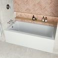thumbnail image 3 of Streamline NAL-5600-CH 66 in. x 32 in. Acrylic Left-Hand Drain Alcove Bathtub in Glossy White With External Drain in Polished Chrome, 3 of 10
