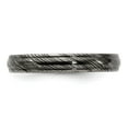 thumbnail image 3 of Diamond2Deal Timoku 4mm Domed Ridged Edge Band for Women Size 6.5, 3 of 6