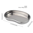 thumbnail image 2 of Bandeja De Vendaje De Limpieza Sanitaria De Acero Inoxidable Bandeja De Herramientas Quirúrgicas Inoxidable Bandeja De Desinfección Médica Resistente A La Corrosión Con Pared Inclinada Para Clínica Cateissary TO005357-03, 2 of 6