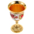 thumbnail image 2 of LOLIPPYY Drinking Cup Goblet Gold Copper 1Set 7.5X4.5X4.5CM, 2 of 10