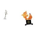 thumbnail image 1 of Figura de escritorio,Estatua de bailarina de ballet,adorno de escritorio,decoración del hogar,Estatua de bailarina moderna,regalo de cumpleaños para la oficina.,Escultura de pez,Escultura de, 1 of 8