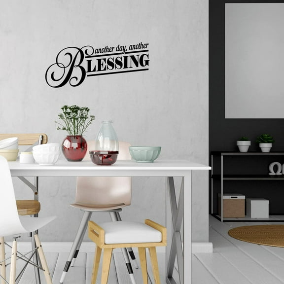 VWAQ Another Day Another Blessing Wall Decal Inspirational Christian Quotes