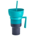 thumbnail image 2 of Mainstays Stadium Tumbler 32 fl oz, Teal, 2 of 5