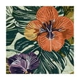 thumbnail image 4 of HAOXIT Square Flannel Backed Tablecloth, Kona Tropical , Waterproof Outdoor Patio Table Cloth, 46*46, 4 of 8