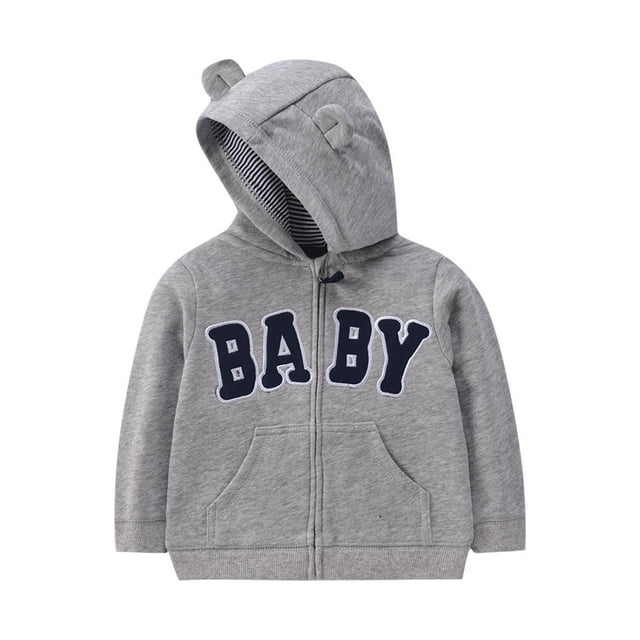 Tranfacy Veste d'Extérieur pour Garçons et Filles, Veste à Capuche Zippée pour Garçons et Filles, Veste à Capuche Décontractée à Manches Longues