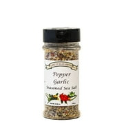 Lesley Elizabeth, Pepper & Garlic, Seasoned Sea Salt, Salt Lovers, Use Instead Of Table Salt, Brine, Marinading, Dry Seasoning Blend, Spice Blend, 6.5 oz, MID# SP9069, $10.99