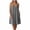 Black, variant on Women's Gingham Midi Dresses Sleeveless Button Front A-Line Sundress with Adjustable Spaghetti Straps for Casual Vacation Beach
