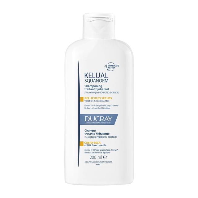 Ducray Shampoo Squarnorm Caspa Seca 200ml