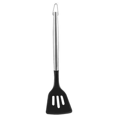 

Slotted Turner Kitchen Silicone Spatula Non-stick Stainless Steel Cooking Utensil Slotted Turner