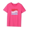 thumbnail image 3 of Camiseta para mujer, ropa de verano, moda, sencilla, tops de verano para viajar, L, 3 of 7