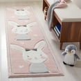 thumbnail image 3 of SAFAVIEH Carousel Kids Collection CRK166P Pink/Ivory Rug, 3 of 9