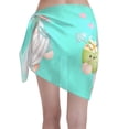 thumbnail image 2 of Disketp Summer Gnome Women Swimsuit Cover Up Short Chiffon Summer Beach Sarong Bikini Wrap Skirt Bathing Suit, 2 of 7