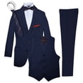 thumbnail image 4 of Johnnie Lene Formal Boys Slim Skinny Fit Suit 6 Piece Dresswear, 4 of 7