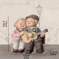 thumbnail image 4 of Valentine's Day Loving Elderly Couple Figurines, Old Married Couple Figure,Resin Husband and Wife Statue Grandparents Figure Collectibles for Christmas Valentine's Day Birthday Gift, 4 of 5