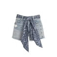 thumbnail image 6 of Jessica Simpson Women's High Rise Scarf Short, Sizes 2-16, 6 of 6