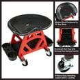 thumbnail image 3 of Stalwart Creepers Automotive Stool Chair with Wheels and Tool Storage, 3 of 11