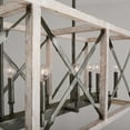 thumbnail image 3 of Capital Lighting 840401 Remi 12 Light 46" Wide Linear Chandelier - Brushed White Wash /, 3 of 7