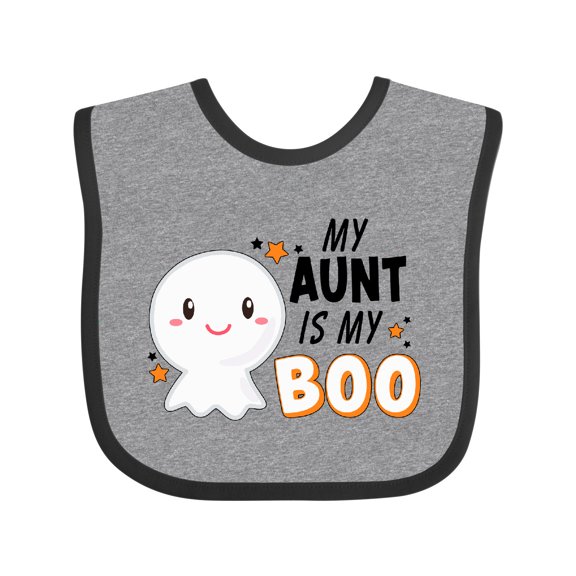 Inktastic My Aunt is My Boo with Cute Ghost Boys or Girls Baby Bib