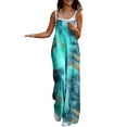 thumbnail image 1 of FASHIONWT Casual Straight Wide Leg One-Piece Summer Spaghetti Siamese Pants Geometric Jumpsuits, 1 of 6