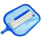 thumbnail image 2 of Skimmer para piscina de grado económico con poste resistente incluido para piscinas elevadas y enterradas, bolsa de malla fina que elimina todos los desechos, 2 of 5