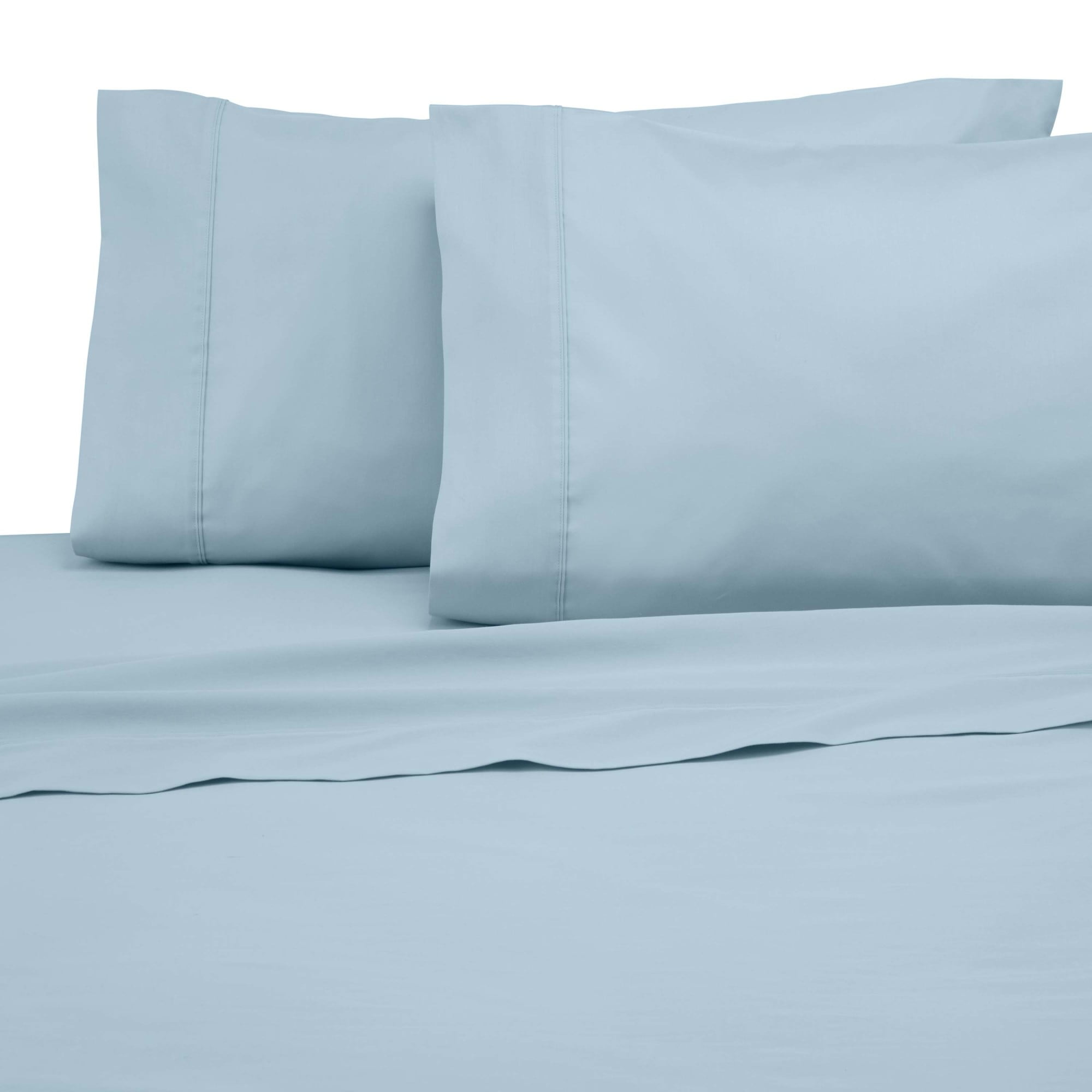 Amazing Comfort Pair Pillowcases 300 Thread Count Solid Combed Cotton 