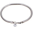 thumbnail image 2 of opvise Bracelet Thin Silver Plated Women Shining Bangle for Party, 2 of 8